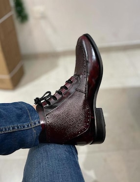 Botín Estilo Dh de piel para hombre
