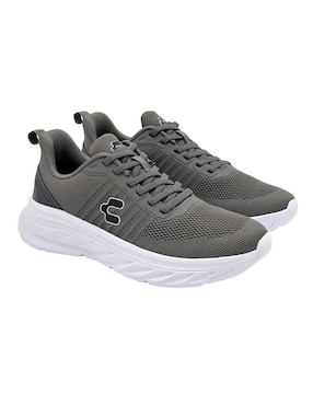 Tenis Charly de piel para hombre