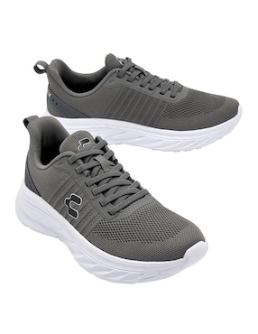 Tenis Charly de piel para hombre