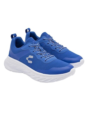 Tenis Charly de piel para hombre