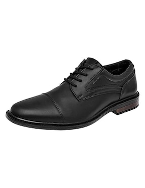 Zapato Oxford Negro Total Para Hombre