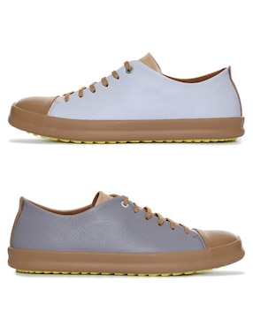 Tenis Camper De Piel Twins Para Hombre