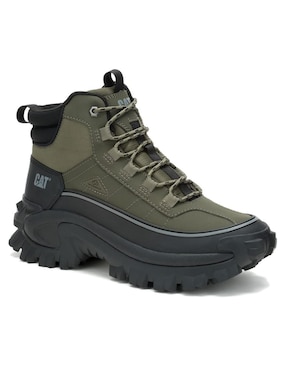 Tenis Caterpillar De Piel Intruder Gal 2 Mi Wp Para Hombre