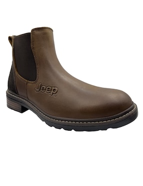 Bota Jeep de piel para hombre