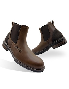 Bota Jeep de piel para hombre