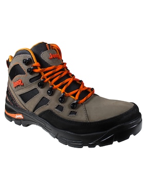 Botín Jeep de piel para hombre