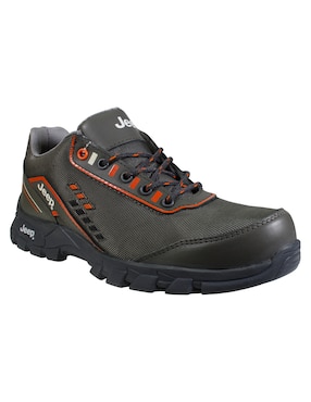 Botín Jeep de piel para hombre