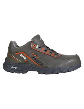 Botín Jeep de piel para hombre