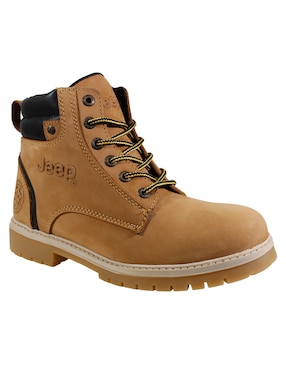 Botín Jeep de piel para hombre