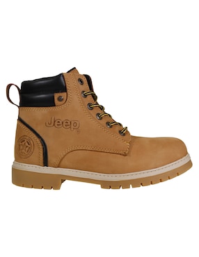 Botín Jeep de piel para hombre