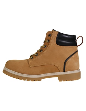 Botín Jeep de piel para hombre