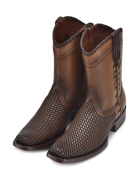 Bota Franco Cuadra de piel para hombre