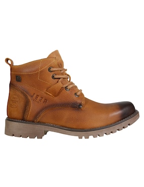 Botín Jeep de piel para hombre
