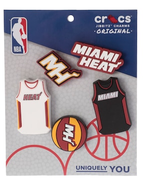 Jibbitz Crocs NBA Miami Heats