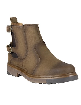 Bota Lobo Solo De Piel Para Hombre