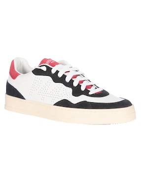 Tenis de piel P448 para hombre