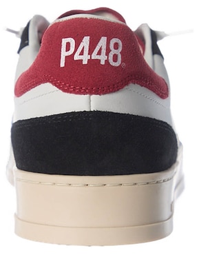 Tenis de piel P448 para hombre