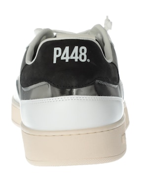 Tenis de piel P448 para hombre