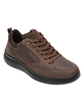 Tenis De Piel Flexi Casual Para Hombre