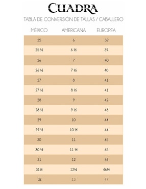 Botín Franco Cuadra de piel para hombre