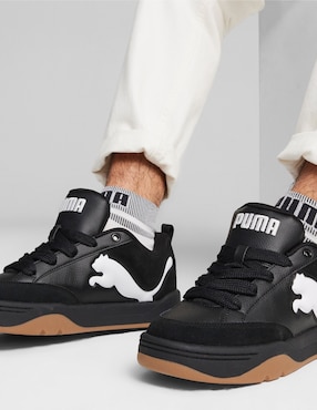 Tenis de piel Puma park lifestyle sd para hombre