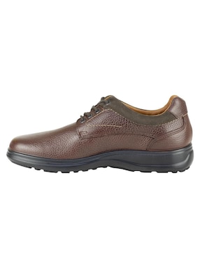 Zapato derby Verde Tabaco para hombre