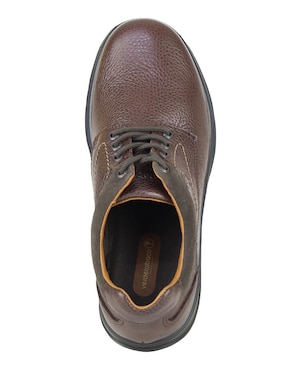 Zapato derby Verde Tabaco para hombre