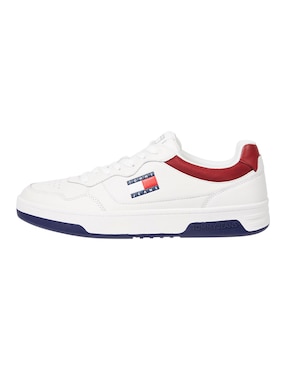 Tenis De Piel Tommy Hilfiger HO24 Para Hombre