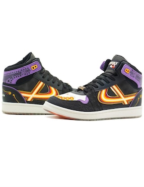 Tenis de piel Panam Día de Muertos para hombre
