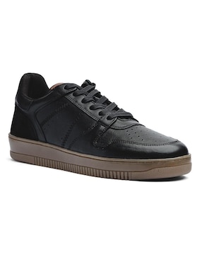 Tenis De Piel Black Peppers Lowtop Para Hombre