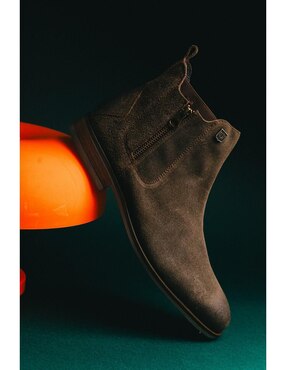 Botín Black Peppers de piel para hombre