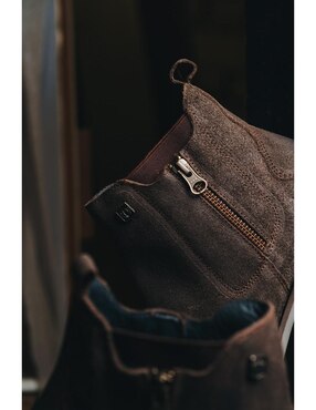 Botín Black Peppers de piel para hombre