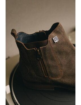 Botín Black Peppers de piel para hombre