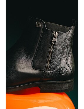 Botín Black Peppers de piel para hombre
