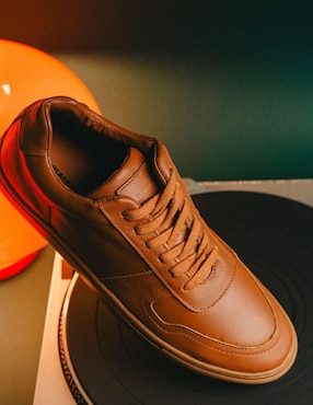 Tenis de piel Black Peppers para hombre