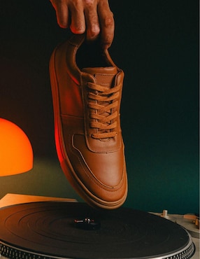 Tenis de piel Black Peppers para hombre
