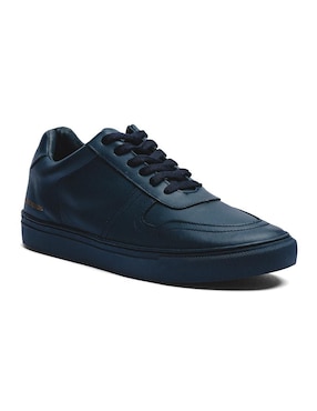 Tenis De Piel Black Peppers Para Hombre