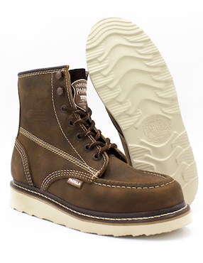 Bota Industrial Padilla Crazy Tabaco de piel para hombre