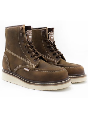 Bota Industrial Padilla Crazy Tabaco de piel para hombre