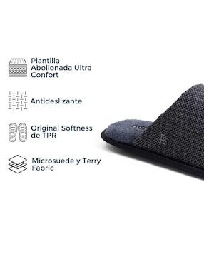 Pantufla Perry Ellis Style Jaime para hombre
