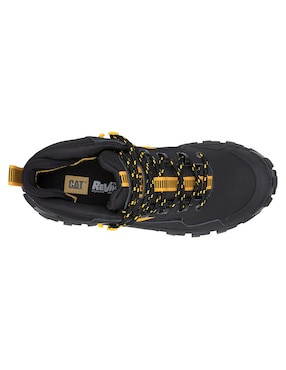 Bota industrial Caterpillar de cuero y piel