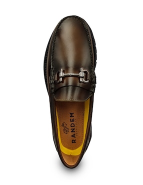 Zapato mocasín Randem Chunker Ferro Choco para hombre