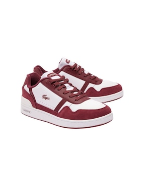 Tenis de piel Lacoste T-Clip para hombre