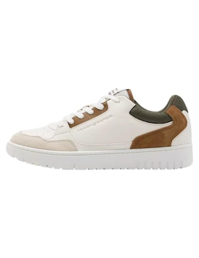 Tenis De Piel Tommy Hilfiger Para Hombre