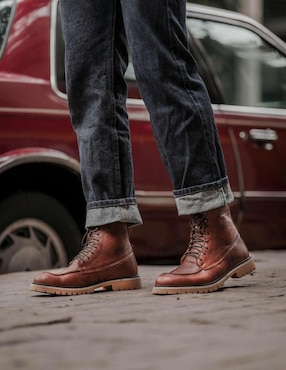 Bota Umberto Luce Wagon de piel bovino para hombre