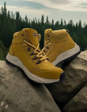 Bota Caribu de piel para hombre