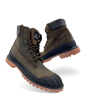 Bota Caribu de piel para hombre