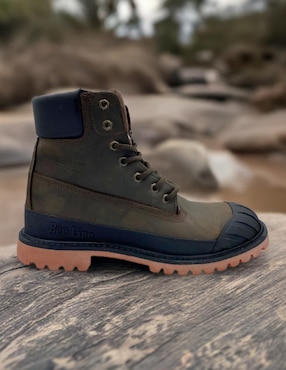 Bota Caribu de piel para hombre