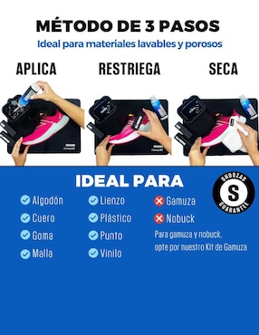 Kit cuidado y limpieza para calzado Shoozas