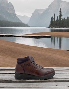 Bota Jeep de piel para hombre